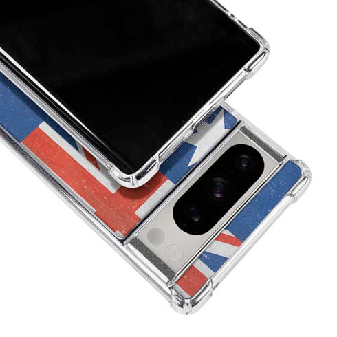 Australia Flag Distressed Google Pixel 8 Pro Clear Case